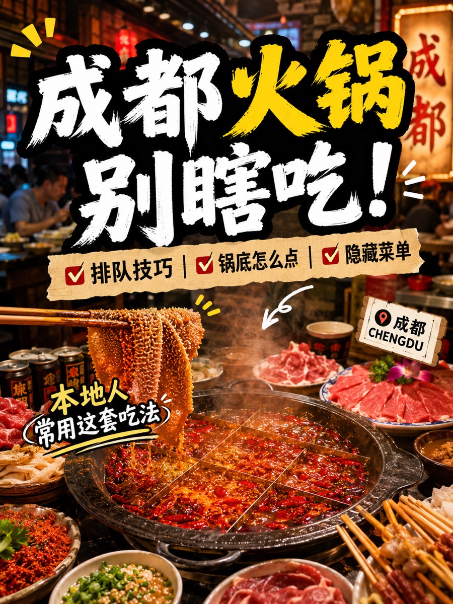 成都火锅别瞎吃攻略封面